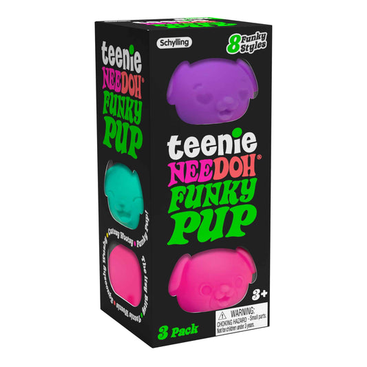 Teenie Nee-Doh Funky Pups (set of 3