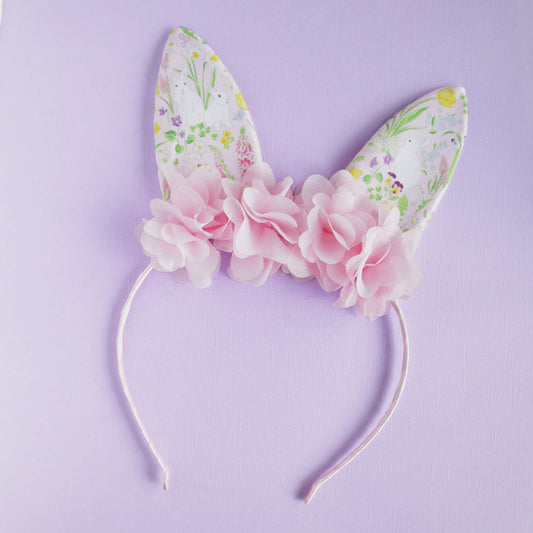 Floral Dreams Bunny Ears Headband