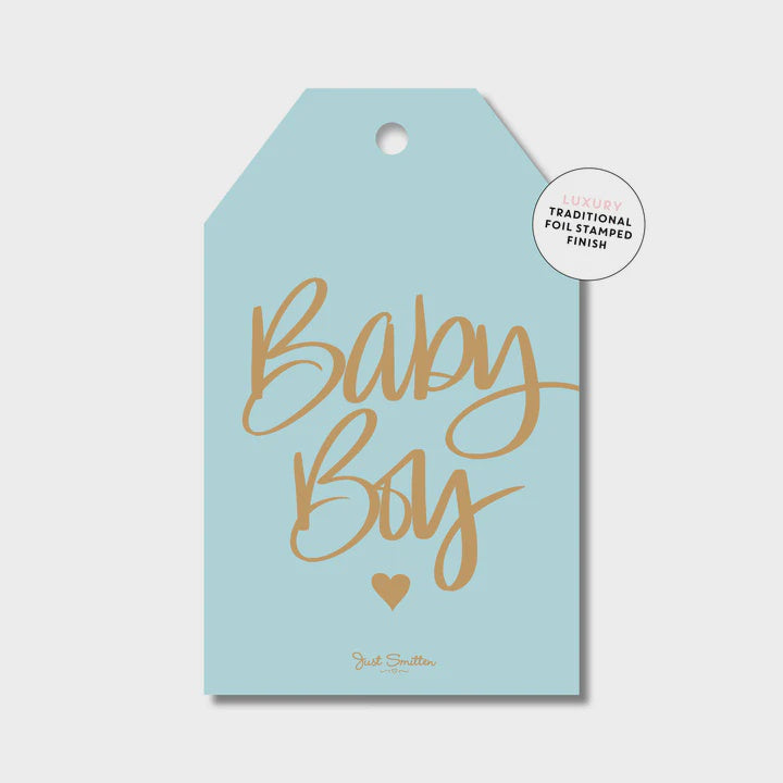 Gift Tag - Baby Boy Script
