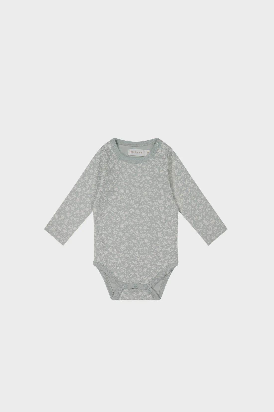 Organic Cotton Long Sleeve Bodysuit - Rosalie Fields Bluefox