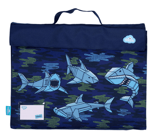 Library Bag - Robo Shark