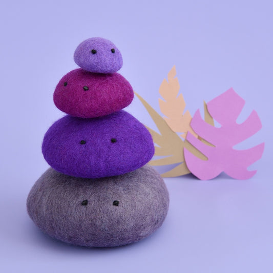 Felt Mini Mounds - Purple