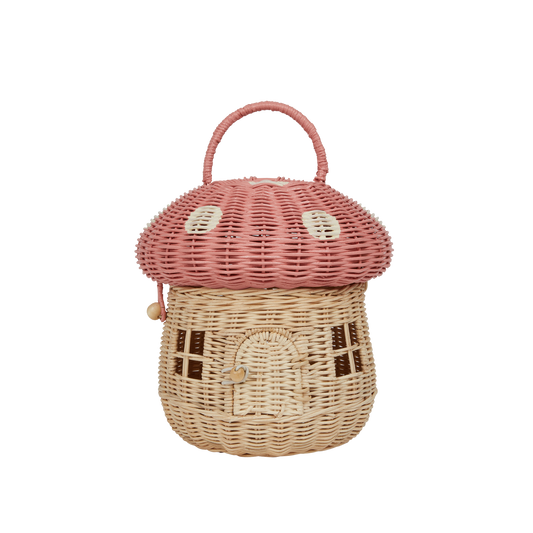 Rattan Mushroom Basket Musk