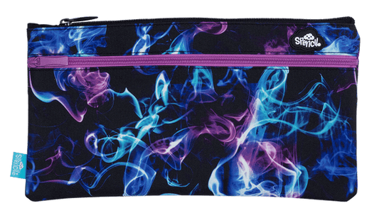 Twin Zip Pencil Case - High Voltage