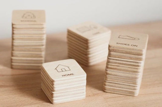 Magnetic Timber Picture Tiles