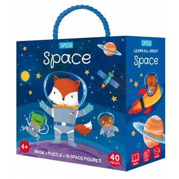Sassi 3D Puzzle and Book Set - Space