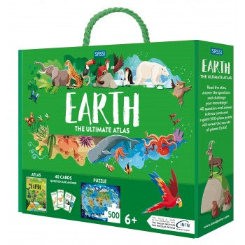 Sassi The Ultimate Atlas and Puzzle Set - Earth