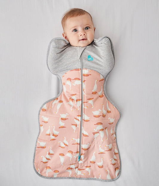 Love To Dream SWADDLE UP™ Warm 2.5 TOG - SILLY GOOSE DUSTY PINK