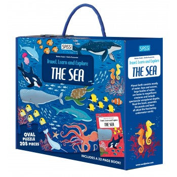 Travel, Learn and Explore Puzzle and Book Set - THE SEA