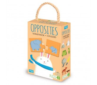 Sassi Puzzle and Book - OPPOSITES