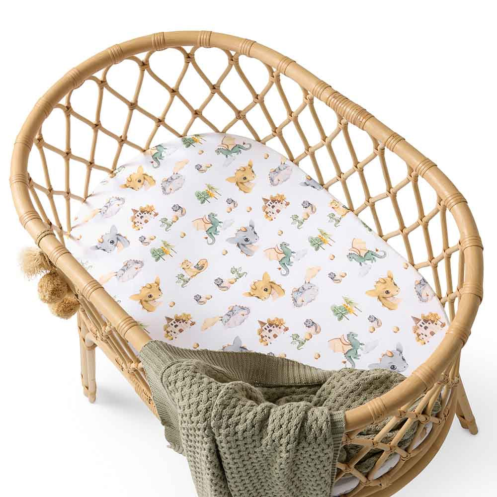 Dragon Organic Bassinet Sheet / Change Pad Cover