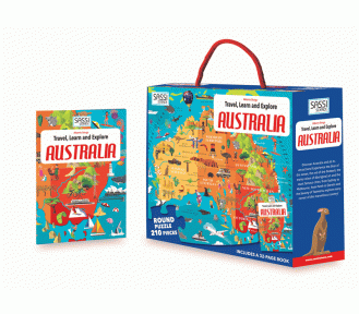 Travel, Learn and Explore Puzzle and Book Set - AUSTRALIA