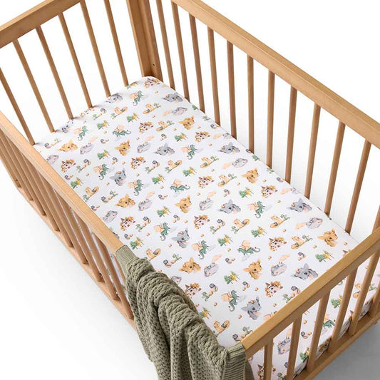 Dragon Organic Fitted Cot Sheet
