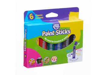 Little Brian Paint Sticks - Classic 6pk
