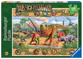 Dinosaurs Puzzle - 100 piece