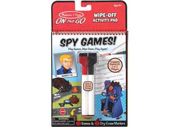 On the go activity Pad - SPY GAMES