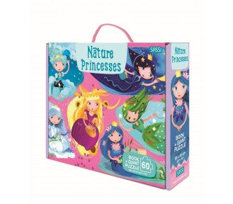 Sassi Book and Giant Puzzle - NATURE PRINCESSES