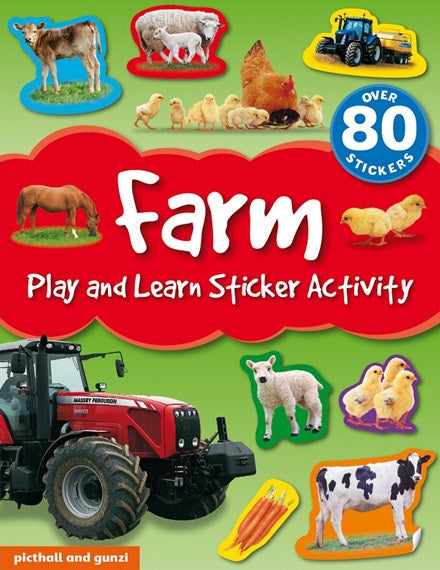 Farm Play and Learn Sticker Activity