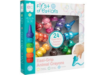 Easi-Grip Animal Crayons Set of 24