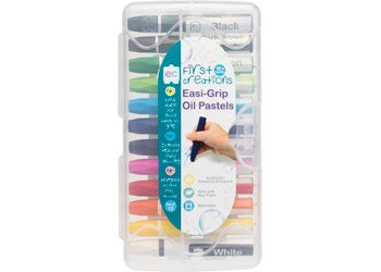 Easi-Grip Oil Pastels - Pack of 12