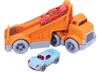 Green Toys Racing Truck w/ 2 Racers