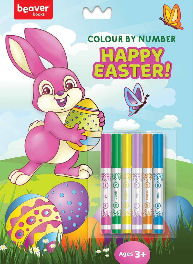 Happy Easter Color by Number V2