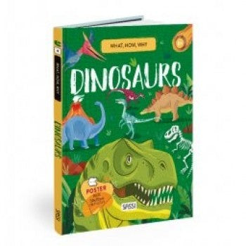 Sassi What How Why Dinosaurs Book and Poster