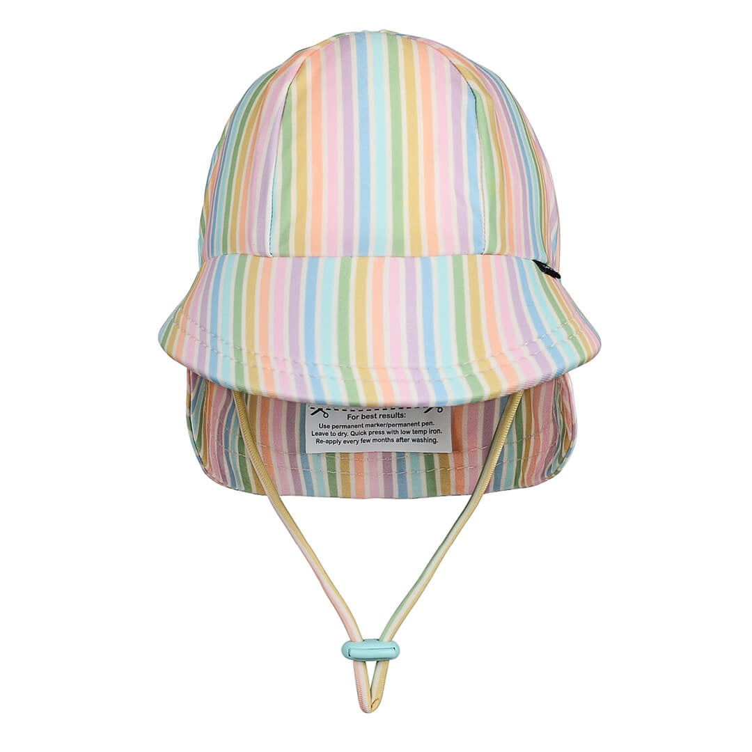 Kids Swim Legionnaire Beach Hat - Rainbow