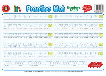 Practise Mat – Numbers 1-100