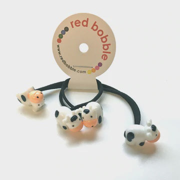 Mini Cow Hair Ties