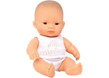 Miniland Baby Doll - Caucasian Boy 21cm