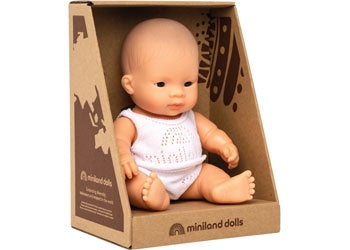 Miniland Baby Doll - Asian Boy 21cm
