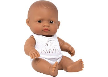 Miniland Baby Doll - Hispanic Boy 21cm