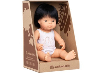 Miniland Baby Doll - Asian Boy 38cm