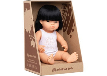 Miniland Baby Doll - Asian Girl 38cm