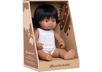 Miniland Baby Doll - Hispanic Girl 38cm