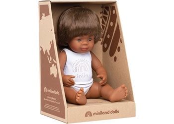 Miniland Baby Doll - Aboriginal Boy 38cm