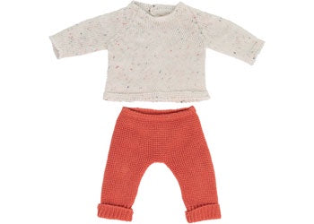Miniland Knitted Doll Outfit 38cm - Sweater & Trousers