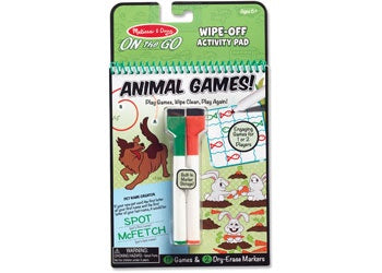 On the go activity Pad - Animal Games