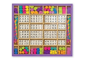 Alphabet Wooden Bead Set