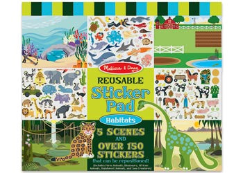 Reusable Sticker Pad – Habitats