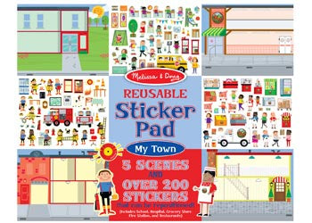 Reusable Sticker Pad - In my Town