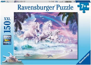 Unicorns on the Beach Puzzle - 150 piece