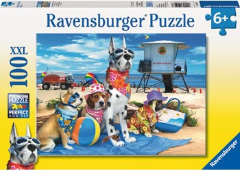 No Dogs on the Beach Puzzle - 100 piece