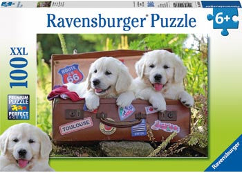 Travelling Puppies Puzzle - 100 piece