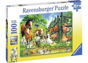 Animal Get Together Puzzle - 100 piece