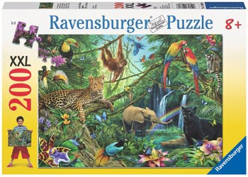 Animals in the Jungle Puzzle -  200 piece