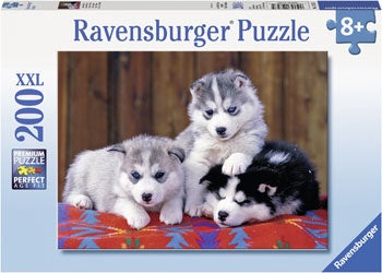 Mignons Huskies Puzzle - 200 piece
