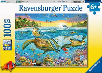 Swim with Sea Turtles Puzzle - 100 piece