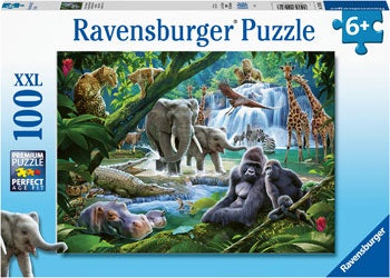 Jungle Animals Puzzle - 100 piece